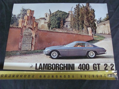 Brochure lamborghini 400 - brochure, gt