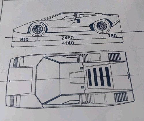 Lamborghini countach 400 - 400, /b