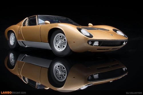 Lamborghini miura p400 gold - lamborghini,