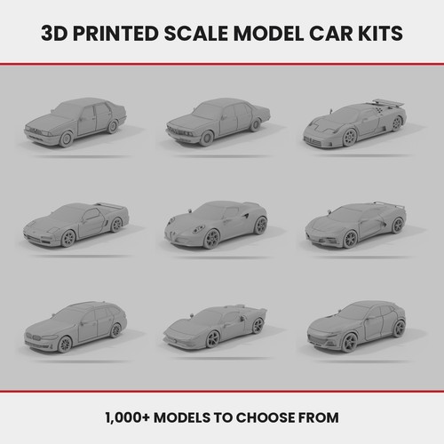 Resin printed scale - printed, model